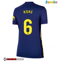 Ženske Nogometnih dresov Atletico Madrid Koke #6 Gostujoči 2025-26 Kratki rokavi